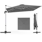 LIVSK Offset Parasol 300 x 300 cm - 360° Draai- en Kantelver, Verzenden, Nieuw