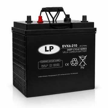 Dynac 6 volt 210 ah type EVX 6-210 AGM Deep Cycle accu, Ophalen of Verzenden, Alfa Romeo;Amerikaanse onderdelen;Audi;Austin;Bentley;BMW;Buick;Cadillac;Chevrolet;Chrysler;Citroën;Dacia;Daewoo;Daihatsu;Dodge;Ferrari;Fiat;Ford;Ford USA;Honda;Hummer;Hyundai;Infiniti;Jaguar;Jeep;Kia;Lada;Lancia;Land Rover;Lexus;Lincoln;Lotus;Maserati;Mazda;Mercedes-Benz;Mercury;MG;Mini;Mitsubishi;Nissan;Oldsmobile;Oldtimer onderdelen;Opel;Overige automerken;Peugeot;Pontiac;Porsche;Renault;Rover;Saab;Seat;Skoda;Smart;Ssangyong;Subaru;Suzuki;Toyota;Triumph;Universele onderdelen;Volkswagen;Volvo