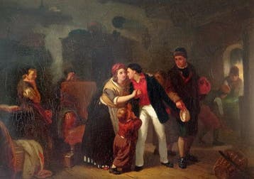 Antonie Frederik Zürcher (1825-1876) - Scena rodzajowa