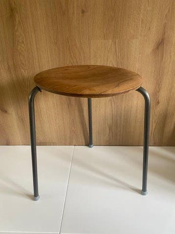 Kruk - Teak en metaal - Jaren ‘60