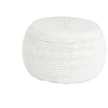 Flamant Tuinpoef Sarino, Ø84x48 - Tuinstoel - Nieuw in, Tuin en Terras, Tuinstoelen, Ophalen of Verzenden, Nieuw, Aluminium