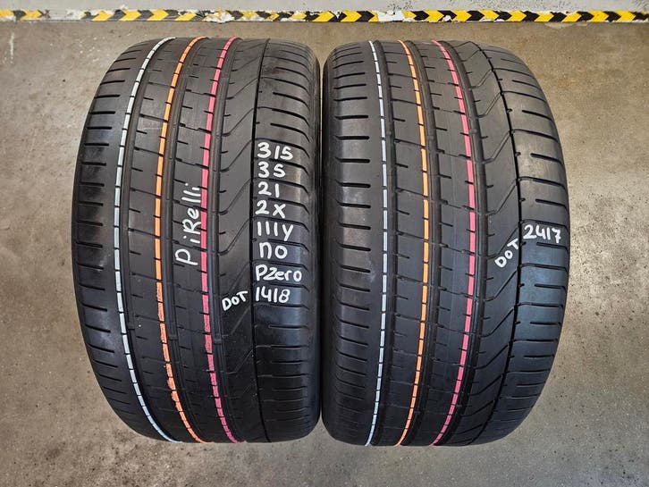 315/35/21 111Y PIRELLI PZERO NO 6,6MM PROFIEL, Auto-onderdelen, Banden en Velgen, 21 inch, Erkend duurzaam, Zomerbanden, 315 mm