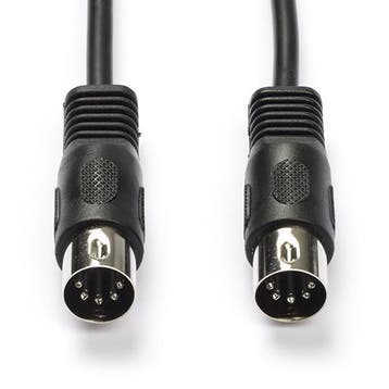 Din kabel | M  M | Nedis | 1 meter (Stereo, 5-pin), Verzenden, Nieuw