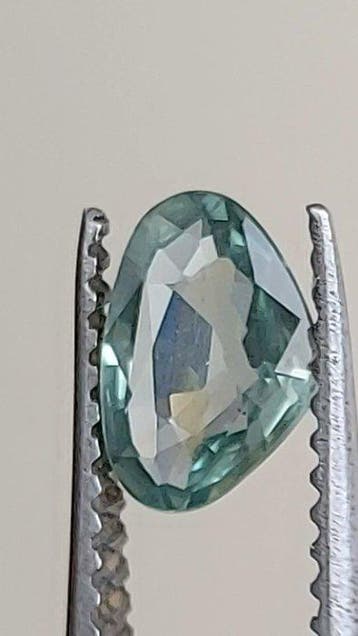 Zonder minimumprijs Saffier - 1.32 ct - Antwerp Laboratory, Sieraden, Tassen en Uiterlijk, Nieuw