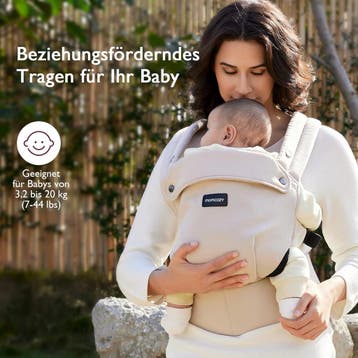 Draagzak - Baby carrier - Babydrager - 3,2-20 kg - Beige - M, Kinderen en Baby's, Babydragers en Draagdoeken, Verzenden, Zo goed als nieuw
