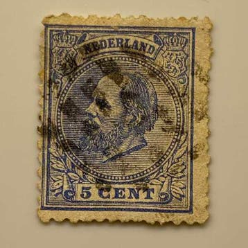 Koning Willem III [N.V.P.H. nr. 0019], Postzegels en Munten, Postzegels | Nederland, Ophalen of Verzenden, Gestempeld