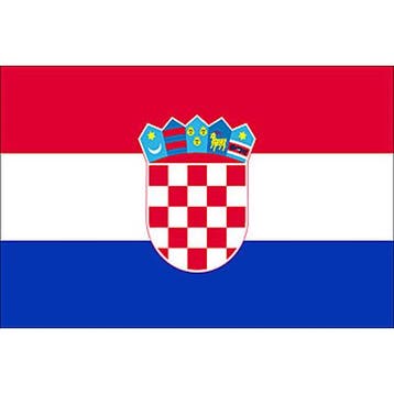Kroatische vlag Kroatië, Nieuw