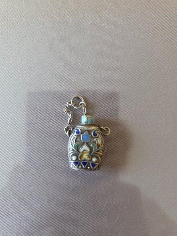 Snuiftabak-fles - Zilver, Antiek en Kunst