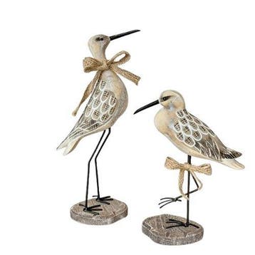 sculptuur, Set of 2 Vintage Seagull Figurines – Coastal