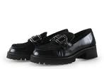 VIA VAI Loafers in maat 37 Zwart, Kleding | Dames, Schoenen, Verzenden, Zwart, Overige typen, Zo goed als nieuw