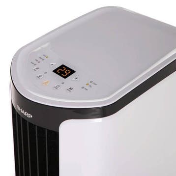 Sharp CV-H9XR Mobiele Airco 9000BTU 50 % korting, Minder dan 60 m³, Nieuw, 3 snelheden of meer, Ophalen of Verzenden