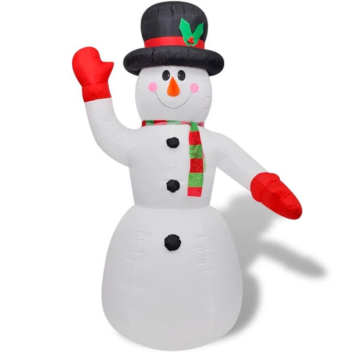 vidaXL Opblaasbare sneeuwpop 240 cm, Diversen, Kerst, Nieuw, Verzenden