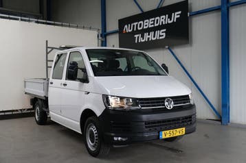 Volkswagen Transporter 2.0 TDI L2H1 DC Comfortline Pick-up -, Gebruikt, Euro 6, Volkswagen, Wit