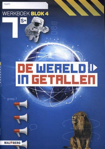 De wereld in getallen groep 7 blok 4 S+ Werkboek, Boeken, Verzenden, Gelezen