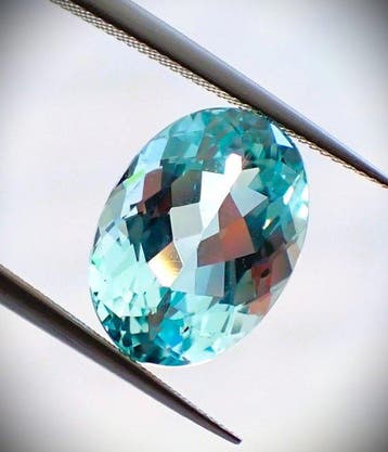 Aquamarijn - 3.85 ct - International Gemological Institute, Nieuw