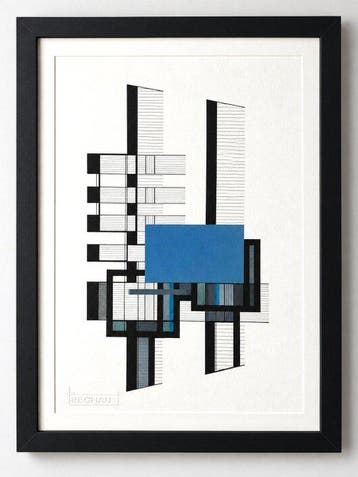 Eugène Eechaut (1928-2019) - Abstract ink composition - NO, Antiek en Kunst
