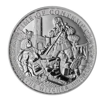 Kameroen. 500 Francs 2025 Time of Contempt The Witcher 1 Oz