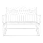Schommelbank Greenough 85x113x95 cm max 200 kg wit, Verzenden, Nieuw
