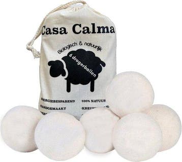 Casa Calma® Drogerballen – 6 Stuks – 100% Schapenwol..., Verzenden, Nieuw