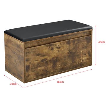 Schoenenkast Degerfors met lade 80x39x45 cm eikenkleurig en, Verzenden, Nieuw