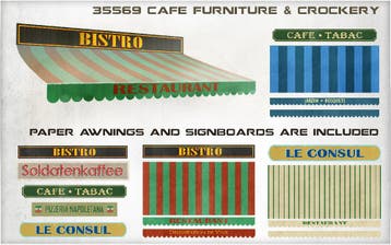 Café Furniture and Crockery, Verzenden