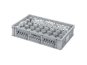 BASIC glazenkrat - 600 x 400 x H 130 mm voor 40 glazen -, Ophalen of Verzenden, Nieuw