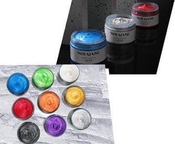 Gekleurde Haarwax  Zwart, Ophalen of Verzenden, Nieuw