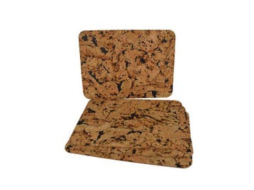 Kurk placemats set 4 stuks - Country Black, Ophalen of Verzenden, Nieuw
