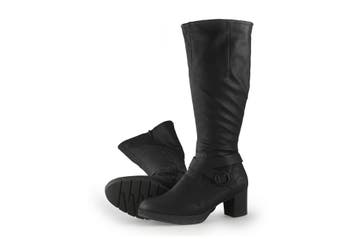 Rieker Snowboots in maat 41 Zwart, Kleding | Dames, Schoenen, Verzenden, Zwart, Snowboots, Zo goed als nieuw