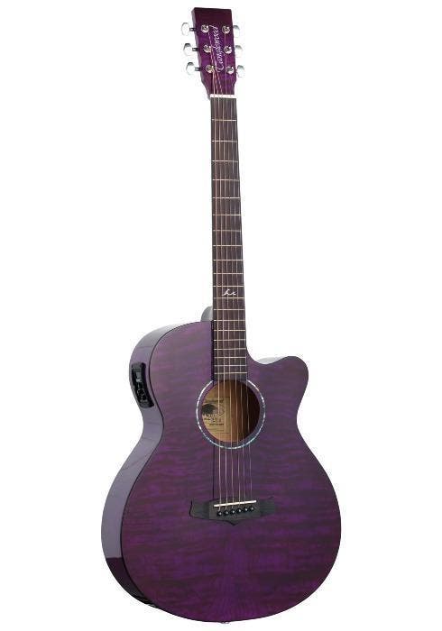 Azure Quilted Ash Paars Tangewood Azure, Muziek en Instrumenten, Snaarinstrumenten | Gitaren | Elektrisch, Nieuw, Ophalen of Verzenden
