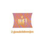 2x Gondeldoosje - JUF - school - leerkracht - let op formaat, Ophalen of Verzenden, Nieuw, Cadeauzakje
