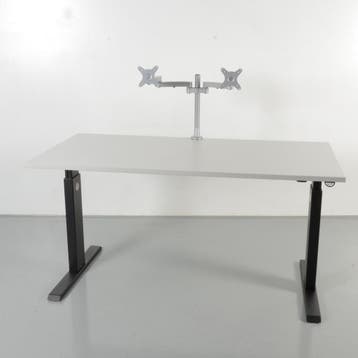 Officenow monitorarm, aluminium, geschikt voor 2 monitoren, Ophalen of Verzenden, Nieuw in verpakking