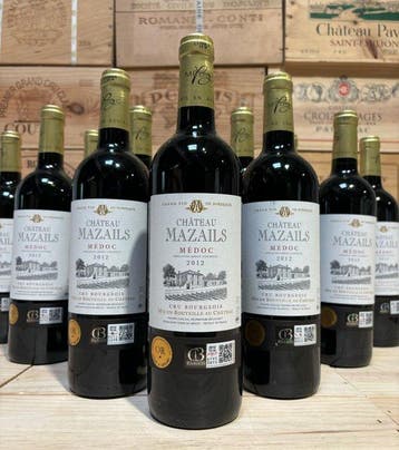 2012 Domaine de Mazails Cartujac - Haut-Médoc Cru Bourgeois, Nieuw
