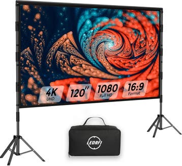Projectiescherm 120 inch 4K - 46% korting - Thuisbioscoop, Ophalen of Verzenden, Handmatig, Zo goed als nieuw