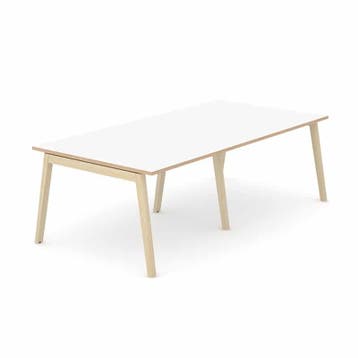 Nova-wood vergadertafel 8 persoons | 240 x 120cm, Nieuw in verpakking