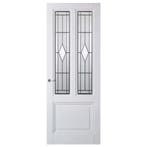 Skantrae binnendeur SKS2240 83x201,5 (Wit, Glas in lood), 80 tot 100 cm, Binnendeur, Nieuw, Ophalen of Verzenden