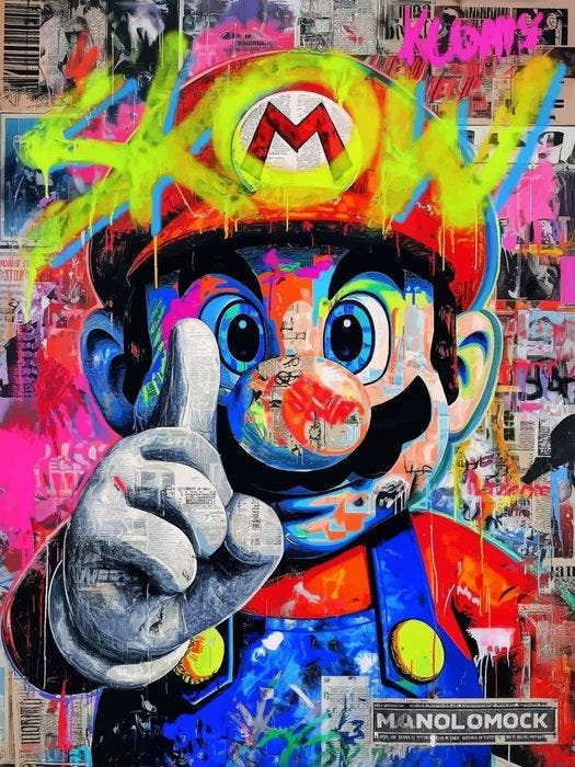 IPR Graph - Super Mario, el icónico fontanero de Nintendo, Spelcomputers en Games, Spelcomputers | Overige Accessoires
