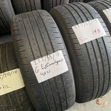 2 x Goodyear Efficientgrip 225-55-19 Zomerbanden 5mm, 19 inch, Gebruikt, Ophalen of Verzenden, Band(en)