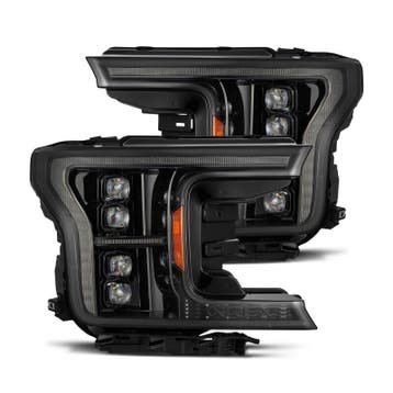 AlphaRex 18-20 Ford F-150 NOVA LED Proj Headlight Alpha Blk, Ophalen of Verzenden, Nieuw