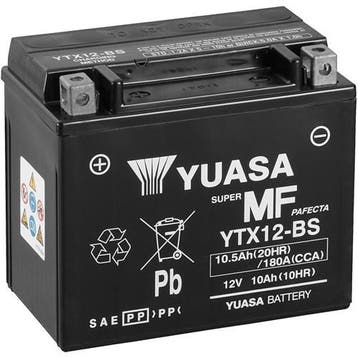 Yuasa Ytx12-Bs Accu Agm 12V 10Ah 150X87x130x130, Verzenden