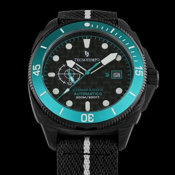 Tecnotempo - Commando - Forged Carbon & Titanium -, Nieuw