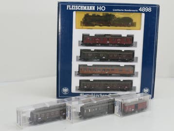 Schaal H0 Fleischmann NEW OLD STOCK COMPLETE SET 4898, 58..., Fleischmann, Nieuw, Ophalen of Verzenden, Gelijkstroom