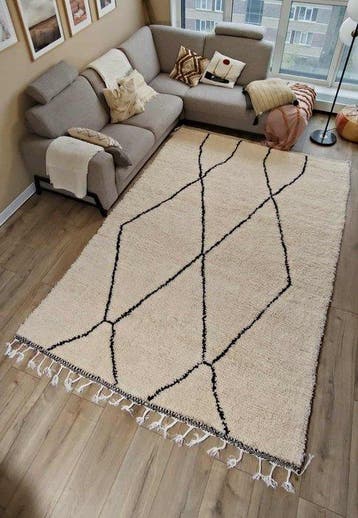 Berbertapijt vloerkleed Beni Mellal-tapijt - Tapijt - 309 cm, Nieuw