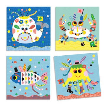 Djeco stickers Sea creatures - knut van €7,99 voor €5,59, Ophalen of Verzenden, Nieuw