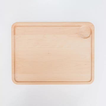 HOCHO Snijplank met Sapgeul – Beukenhout – 395x295x20 mm, Ophalen of Verzenden, Nieuw