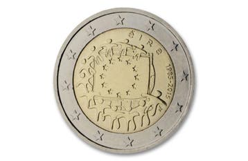 2 euro 30 jaar Europese vlag 2015 - Ierland, Verzenden