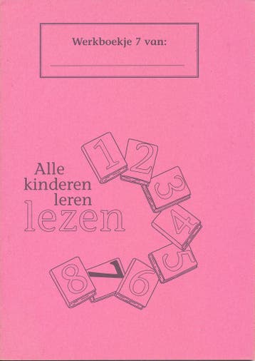 Alle Kinderen Leren Lezen werkboekje 7 (per stuk), Verzenden, Nieuw