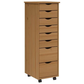 Ladeblok massief grenen - Tweedekansje - OP=OP, Minder dan 50 cm, 5 laden of meer, 100 tot 150 cm, Rustiek