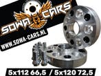 Adapters / Steekadapters 5x112 (66,5) naar 5x120 (72,5) 20mm, Auto diversen, Tuning en Styling, Verzenden