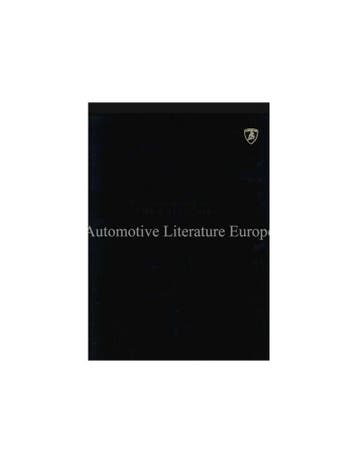 2005 LAMBORGHINI MURCIELAGO COUPE ROADSTER BROCHURE DUITS, Nieuw, Author